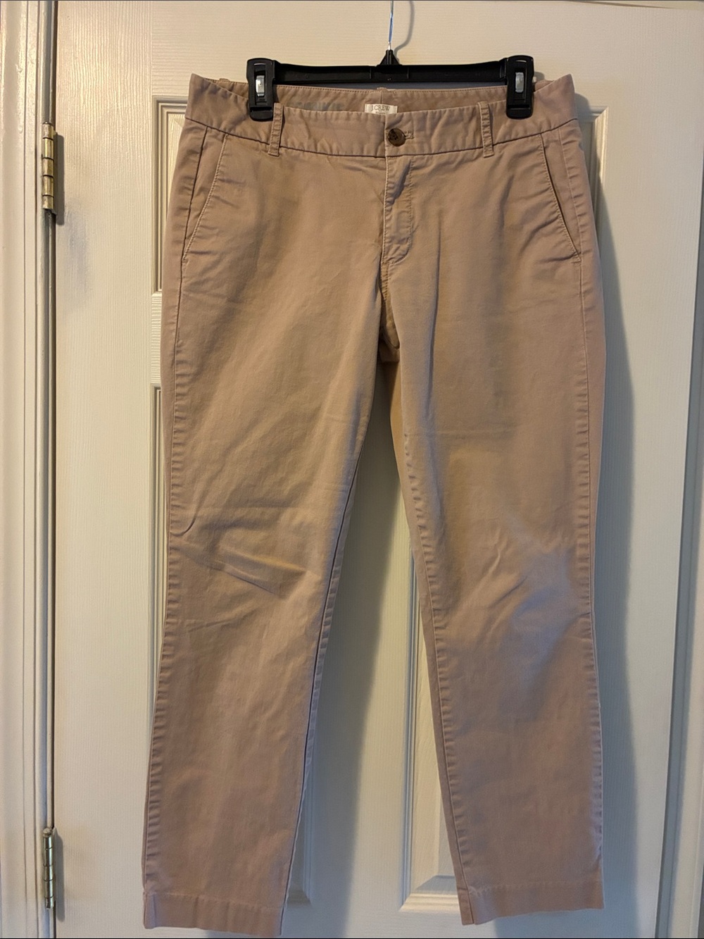 J. Crew Factory Cropped Ankle Pants in Light Khaki